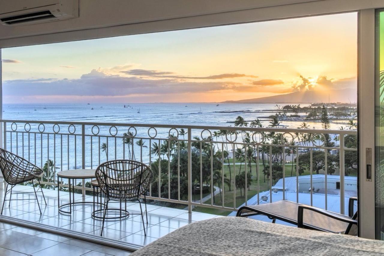 הונולולו Waikiki Shore 1116 Beachfront מראה חיצוני תמונה